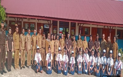Jaksa Masuk Sekolah: Upacara Bendera bersama guru dan peserta didik